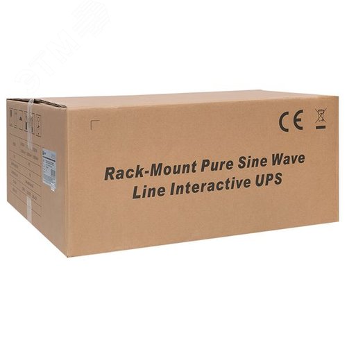 Источник Бесперебойного Питания                   Линейно-интерактивный E-Power PSW 600 1500 ВА/1200Вт, для монтажа в стойку, c АКБ 2 х 12В_9 Ач, LCD,6xC13,USB,RJ45 - фото 2