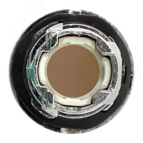 Исполнительный механизм кнопки XB4 желтый плоский возвратный без фиксации, с подсветкой IP65 - фото 5