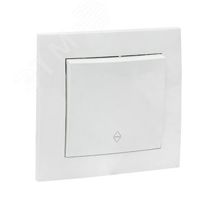 Валенсия выключатель 1-кл. 10А белый проходной - фото 2