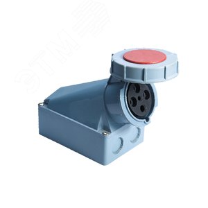 Розетка стационарная наружная 1442 3Р+РЕ 125А 380В IP67 PROxima - фото 1