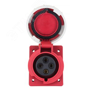 Розетка стационарная внутренняя угловая 4242 3Р+РЕ 32А 380В IP67 PROxima - фото 2