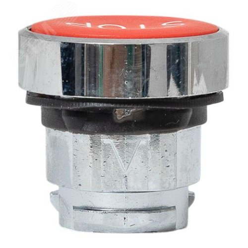 Исполнительный механизм кнопки STOP XB4 красный плоский возвратный без фиксации IP65 - фото 4