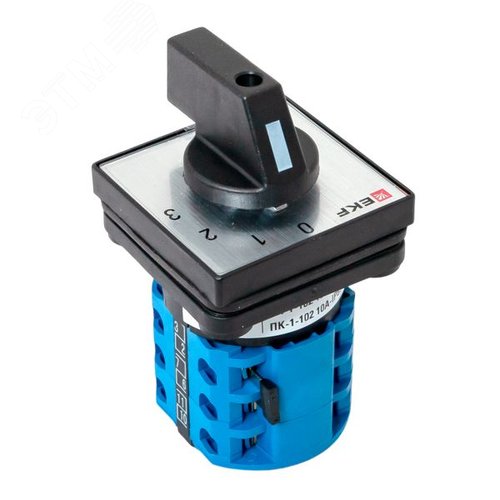 Переключатель кулачковый ПК-1-102 10А 2P 0-1-2-3 IP65 EKF - фото 7