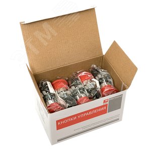 Кнопка BC42 Грибок красная NC - фото 2