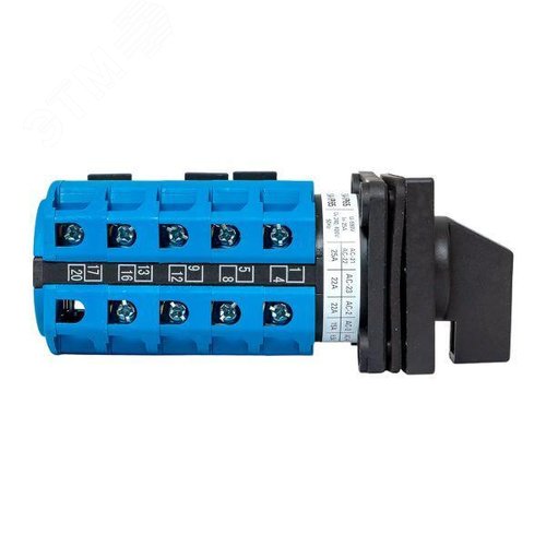 Переключатель кулачковый ПК-1-103 25А 3P (0-1-2-3) IP65 - фото 3