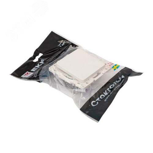 Механизм кнопки нажимной 10А белый Стокгольм EKF - фото 9