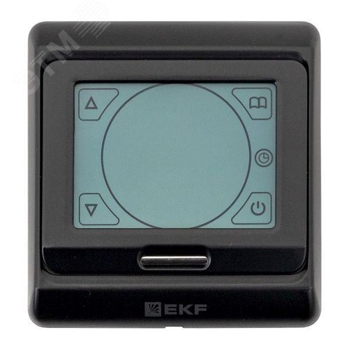 Термостат сенсорный для теплых полов электронный  черный 16А 230В - фото 2