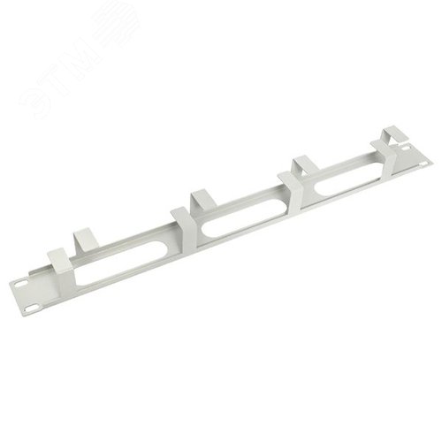 Органайзер кабельный TERACOM 1U 4 кольца с окнамиОрганайзер кабельныйый - фото 4