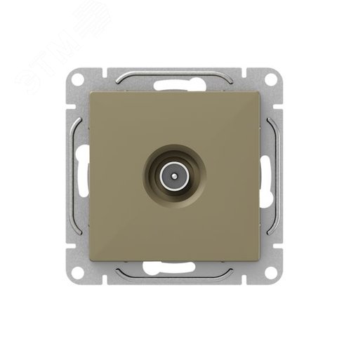 Механизм розетки TV  оконечная  шампань Эпика EKF - фото 3