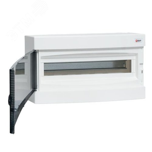 Щит распределительный навесной Unix прозрачная дверь 1х24 модулей IP41 EKF PROxima - фото 4