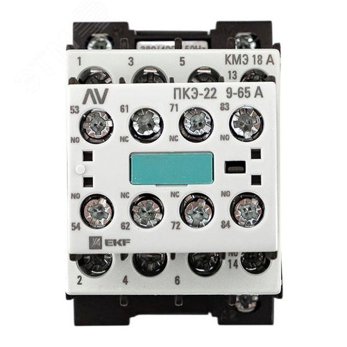Комплект КМЭ 18А 1NO 400В АС с дополнительными контактами 2НО+2НЗ EKF AVERES - фото 3