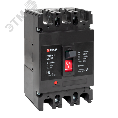 Изображение товара LS250 25кА 3P 160А ProPact EKF (шт)