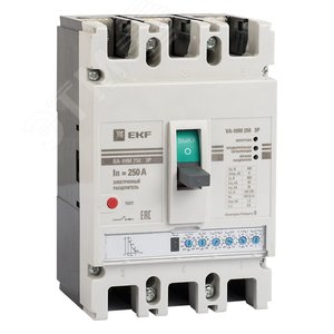 Изображение товара Выключатель автоматический ВА-99М 250/250А 3P 50кА с электронным расцепителем PROxima (шт)