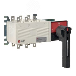 Изображение товара Рубильник-переключатель 100A 3P c рукояткой управления для прямой установки PowerSwitch PROxima (шт)