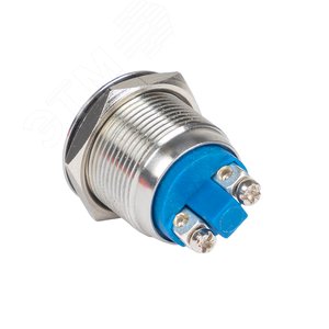 Лампа синяя сигнальная S-Pro67 19 мм 24В - фото 2