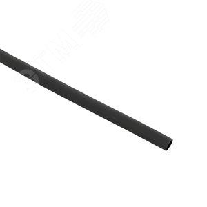 Термоусаживаемая трубка ТУТк с клеевым слоем нг 9/3 черная в отрезках по 1м PROxima - фото 1