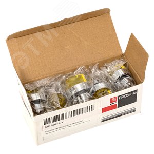 Механизм переключателя исполнительный ХB4 желтый на 2 положения с фиксацией с подсветкой с короткой ручкой PROxima - фото 3