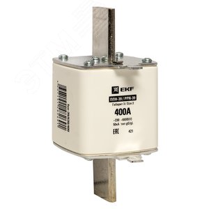 Вставка плавкая ППН-39 630/400А габарит 3 - фото 1