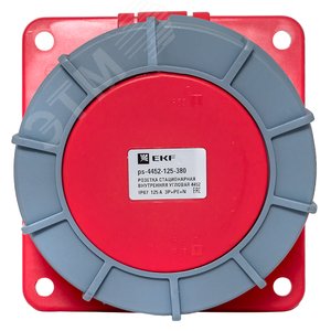 Розетка стационарная внутренняя угловая 4452 3Р+РЕ+N 125А 380В IP67 PROxima - фото 2
