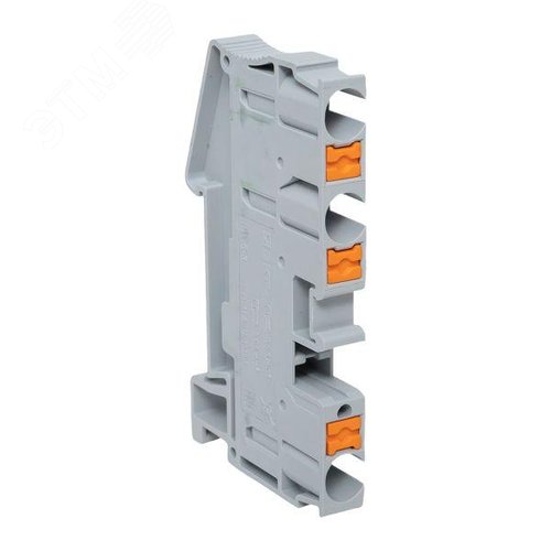 Изображение товара Клемма Push-in 6 мм2 3 вывода серая EKF (шт)