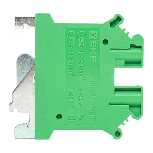 Клемма заземления винтовая UT 2.5 мм2 EKF - фото 4