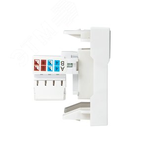 Розетка RJ45, категории 5e (ширина 2 модуля) - фото 2