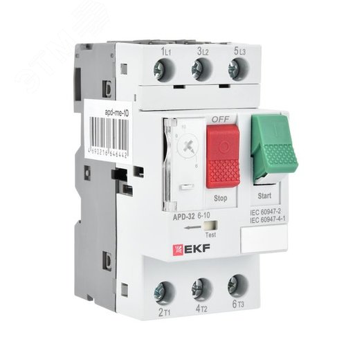 Изображение товара Автомат пуска двигателя АПД-32 0,1-0,16А (шт)