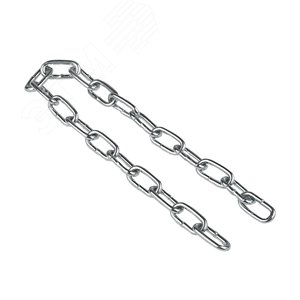 Цепь стальная короткозвенная DIN 766 3мм (60м) - фото 1