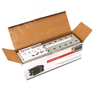 Клемма проходная винтовая JXB 95 мм2 серая EKF - фото 2