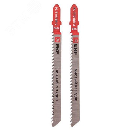 Пилки для электролобзика обратные T101BR (чистовой рез по ДВП)(SK5)(2 шт)  Expert - фото 3