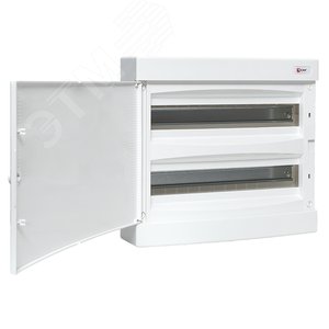 Щит распределительный навесной Unix белая дверь 2х18 модулей IP41 EKF PROxima - фото 3