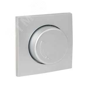 Валенсия лицевая панель светорегулятора 600W 220В сталь - фото 1