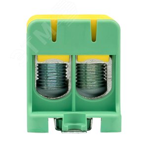 Клемма силовая вводная двойная КСВ 16-95 желто-зеленая PROxima - фото 3