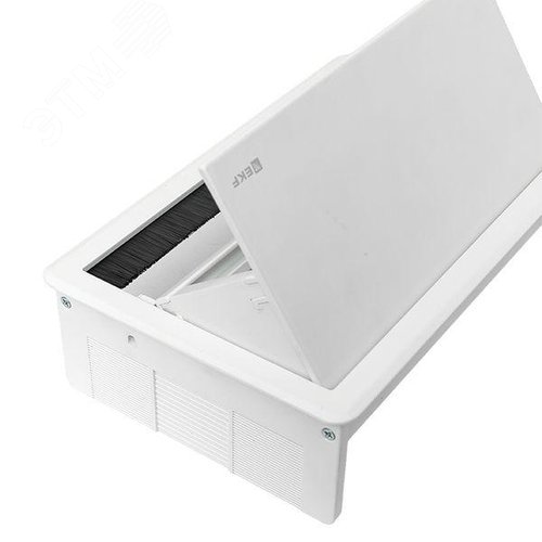 Встраиваемый настольный розеточный блок выдвижной, 8 модулей, белый, C-Line - фото 10