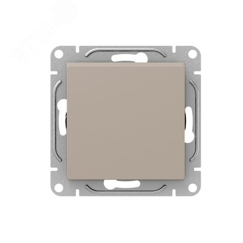 Механизм выключателя. одноклавишный. проходной. кремовый Эпика EKF - фото 1