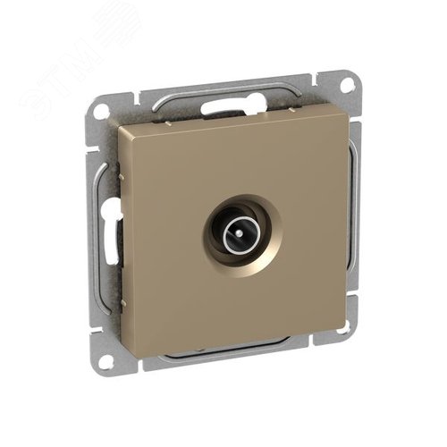 Механизм розетки TV  проходная  шампань Эпика EKF - фото 2