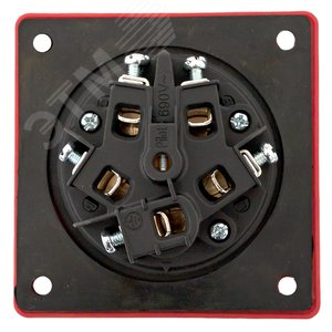 Розетка стационарная внутренняя 3352 3Р+РЕ+N 63А 380В IP67 PROxima - фото 4