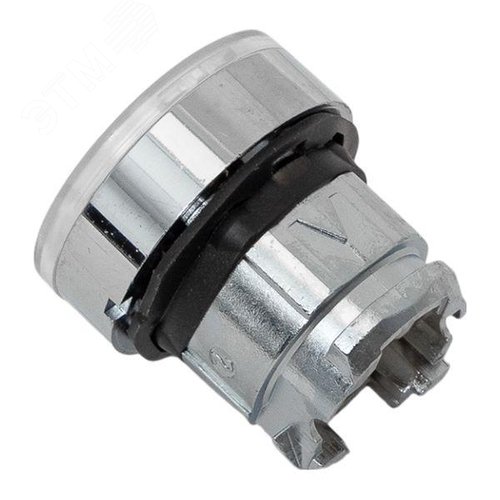 Исполнительный механизм кнопки XB4 белый плоский возвратный без фиксации, с подсветкой IP65 - фото 7