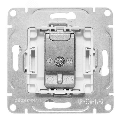 Эпика Механизм розетки TV оконечная белый EKF - фото 4