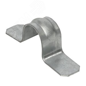 Скоба металлическая двухлапковая для монтажного пистолета d 16-17мм. - фото 1