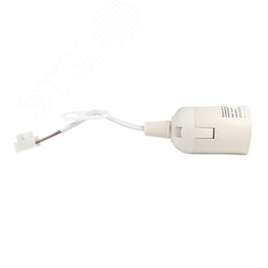 Патрон Е27 подвесной с клеммной колодкой пластик белый PROxima - фото 2