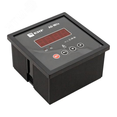 Амперметр цифровой на панель 96x96 квадратный вырез однофазный в коротком корпусе PROxima - фото 7