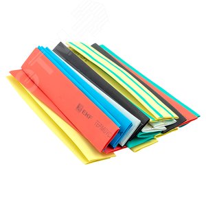 Трубка термоусаживаемая ТУТ нг 10/5 (7 цветов по 3шт) 100мм PROxima - фото 3