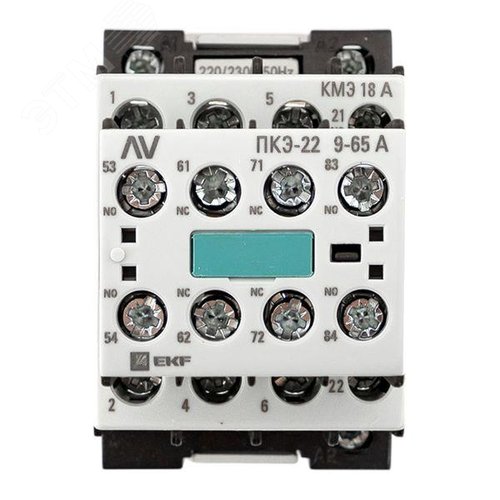Комплект КМЭ 18А 1NC 230В АС с дополнительными контактами 2НО+2НЗ EKF AVERES - фото 3