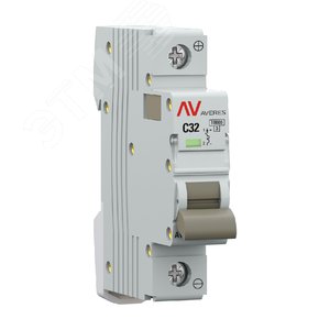 Выключатель автоматический AV-10 DC 1P 32A (C) 10kA AVERES - фото 3