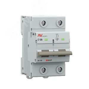 Выключатель автоматический AV-125 2P 125A (D) 10kA AVERES - фото 2