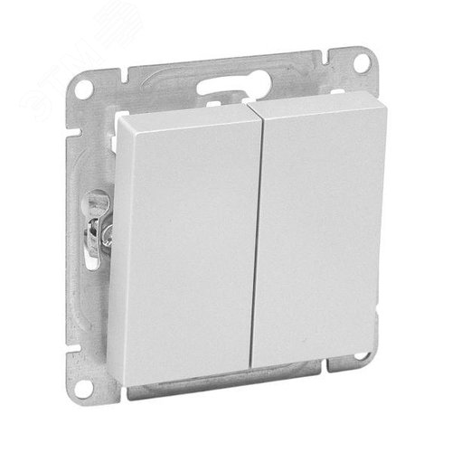 Эпика Механизм выключателя 2кл. алюминий EKF - фото 1