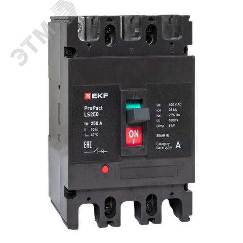 Изображение товара Выключатель автоматический LS250 25кА 3P 250А ProPact (шт)