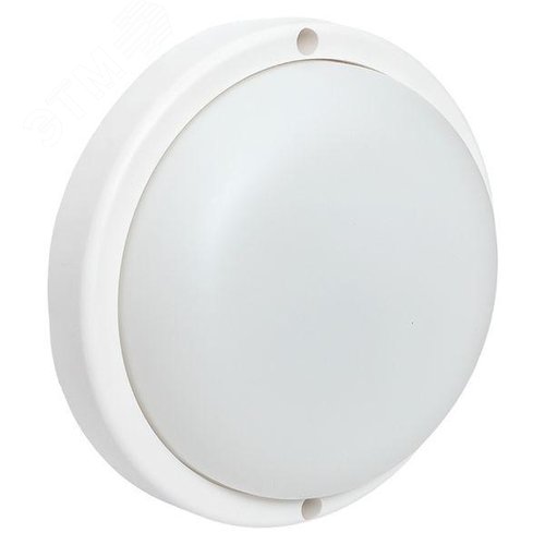 Светильник светодиодный ЖКХ круг ДПО-1100 с оптико-акустическим датчиком движения 12Вт 4000K IP65 LUMA - фото 1