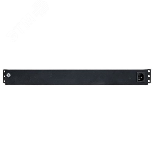 Блок розеток PDU TERACOM PRO 19' 1U 10А/250В 7 роз. Schuko с выключателем без шнура питания вх. разъем C14 корпус алюминий черный - фото 8